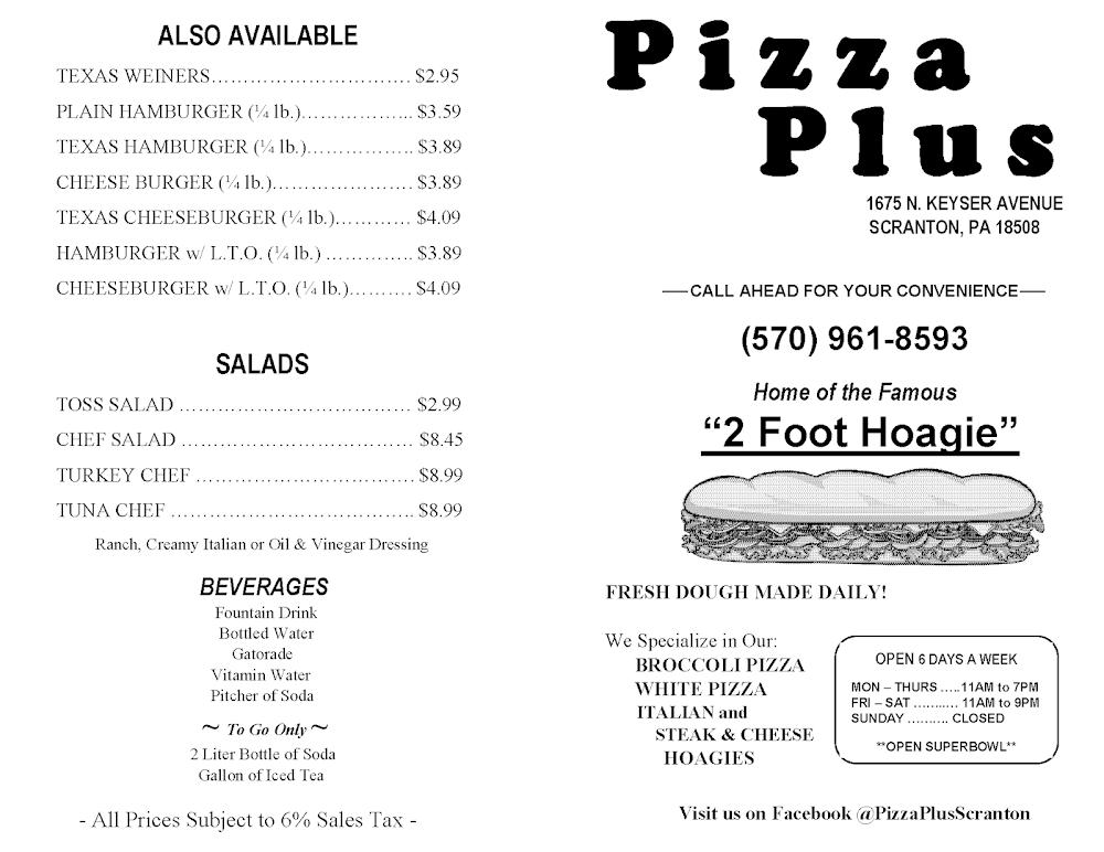 Pizza Plus Square Pizza